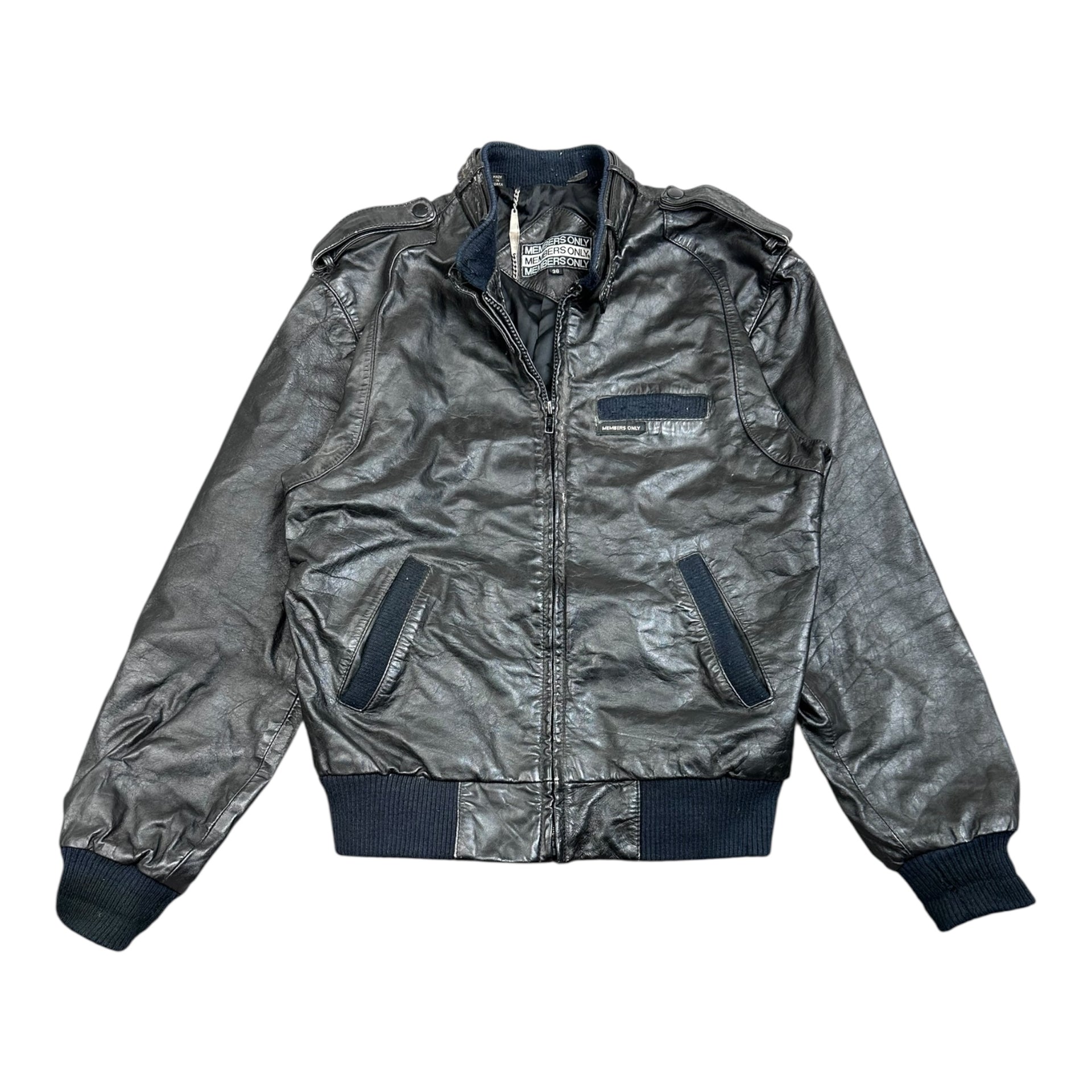 Kurtka skórzana Members Only