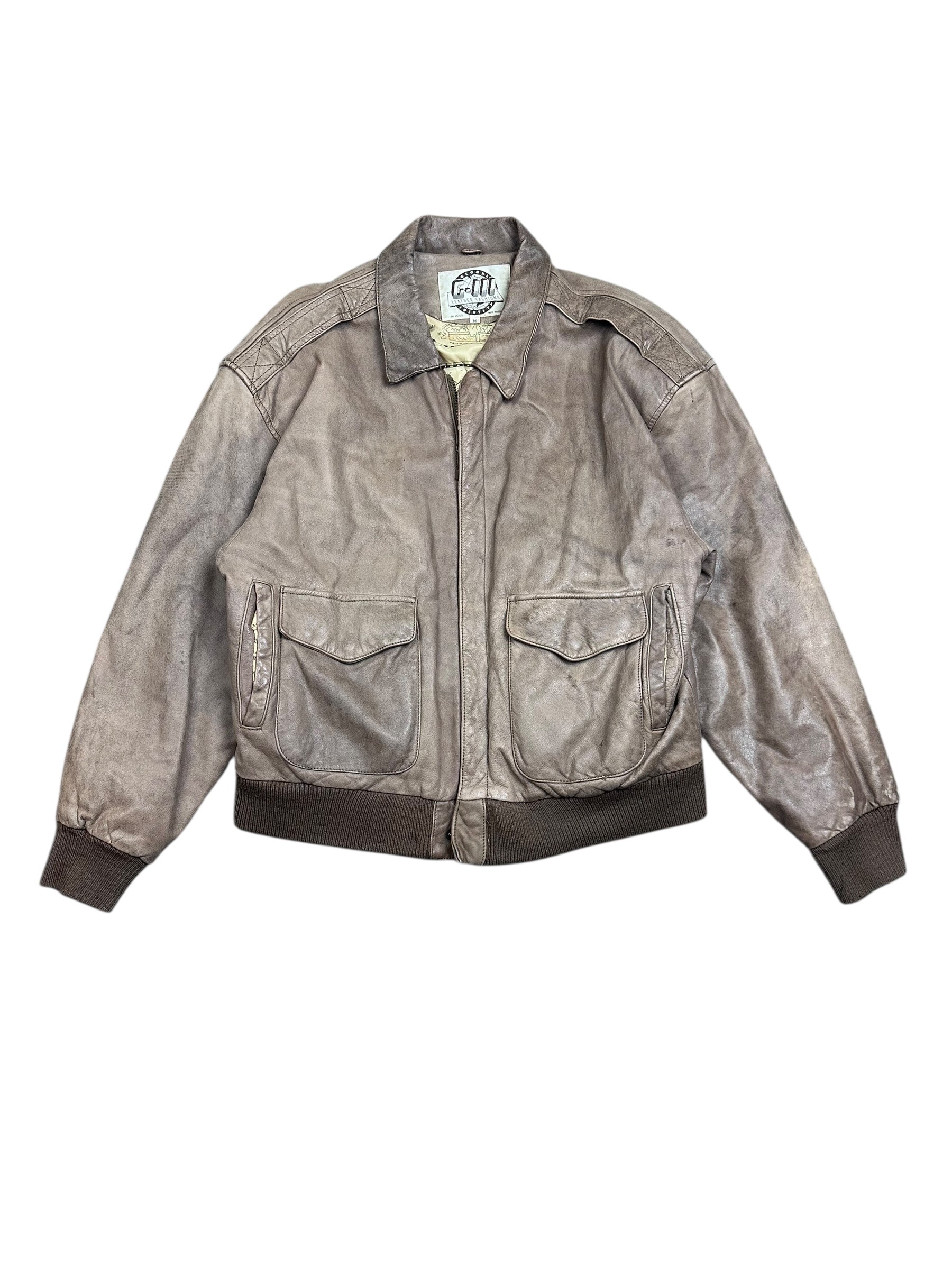 Kurtka skórzana Vintage