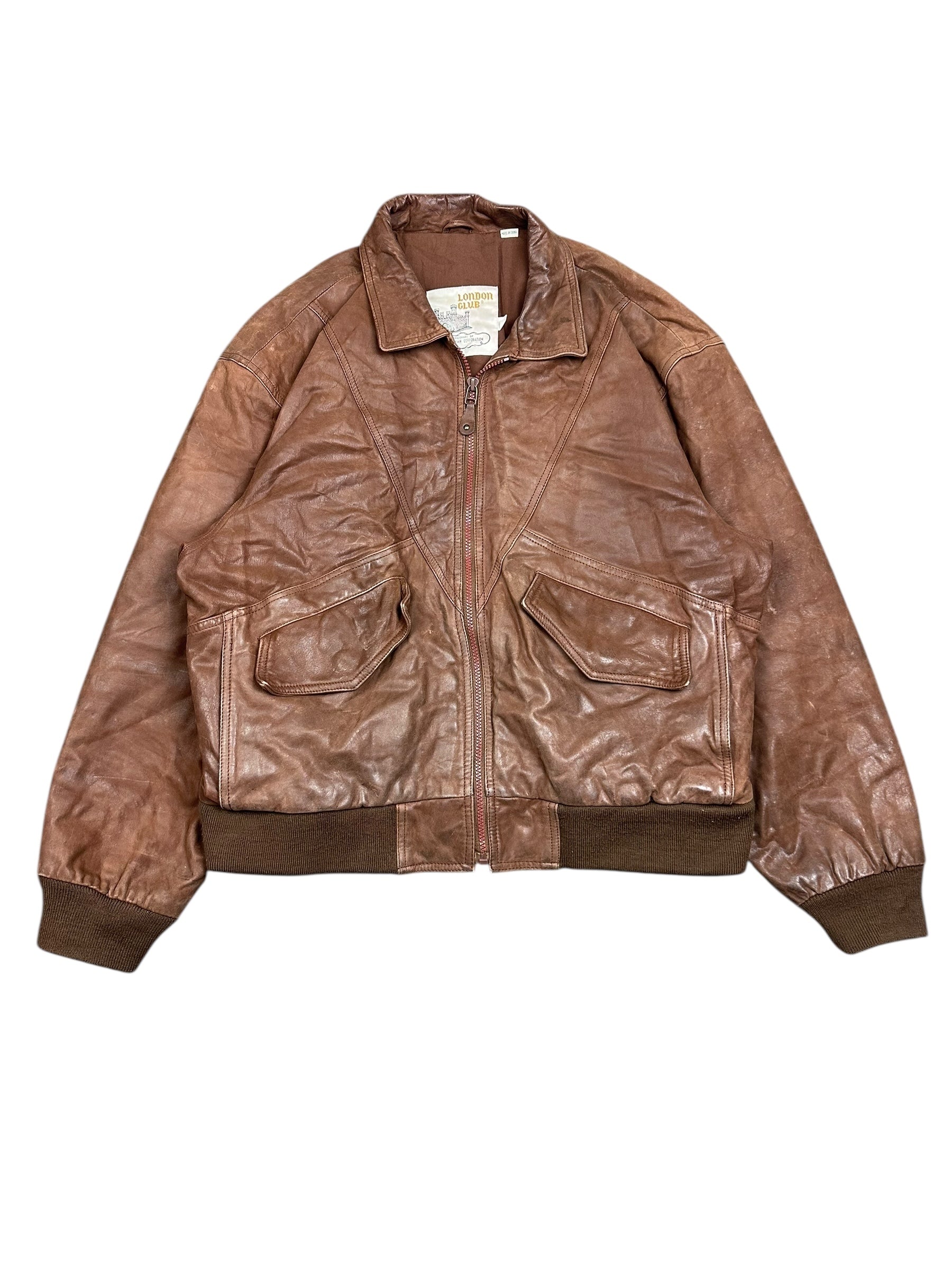 Kurtka skórzana Vintage